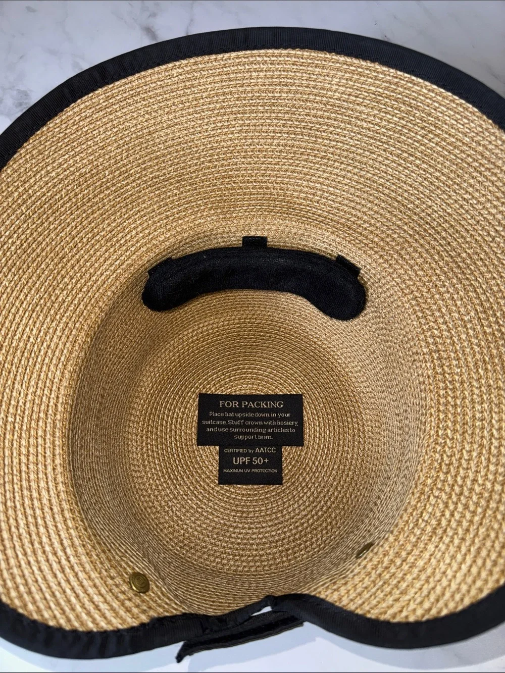 Eric Javits Sunbust Hat/ Visor Packable UPF 50+ NWOT